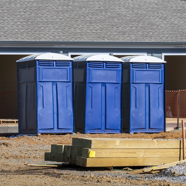 are there any restrictions on where i can place the portable toilets during my rental period in Bolivar WV